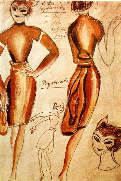 Leos Janacek Opera The Cunning Little Vixen Costume Design by Josef Capek for Prague Première by Josef Čapek